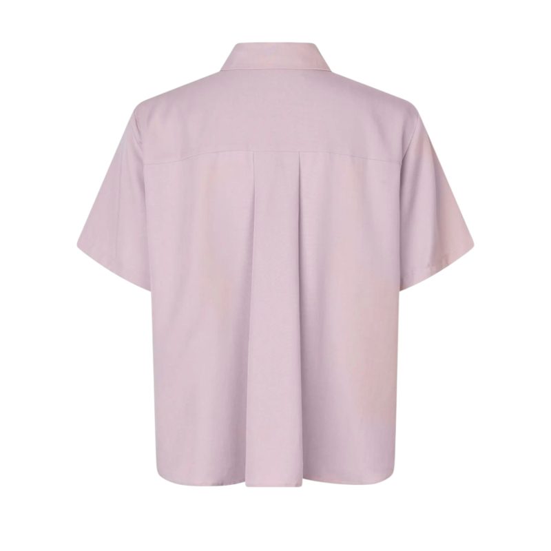 Mina SS Shirt Violet Ice | Samsoe Samsoe