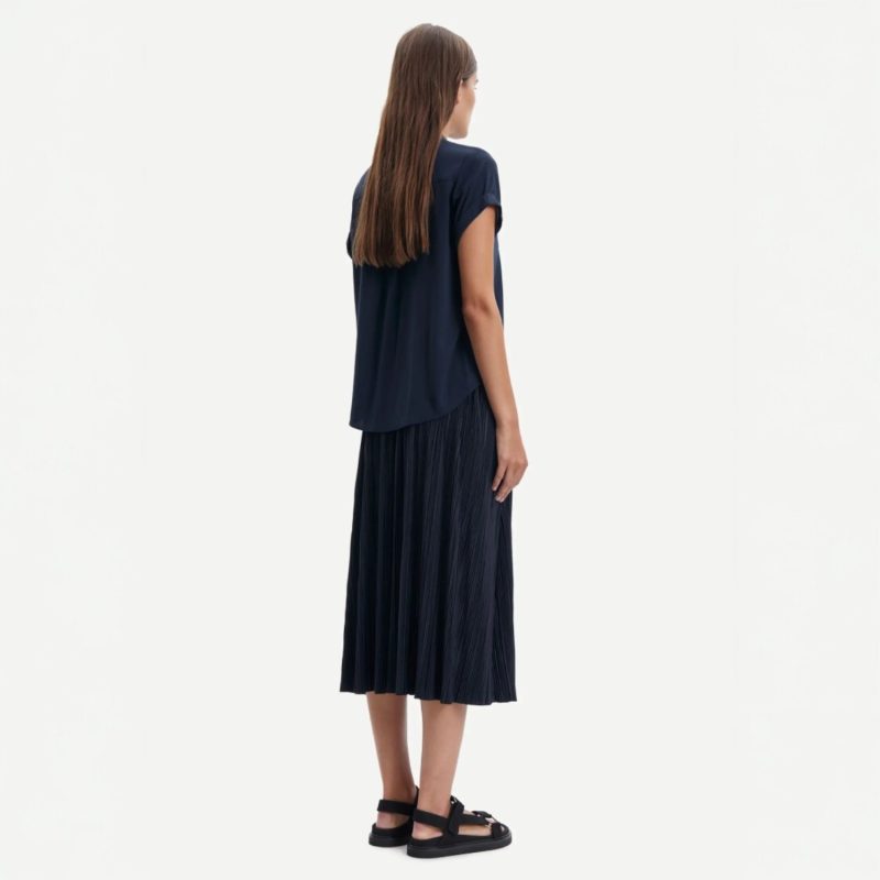 Majan Shirt Dark Sapphire | Samsoe Samsoe