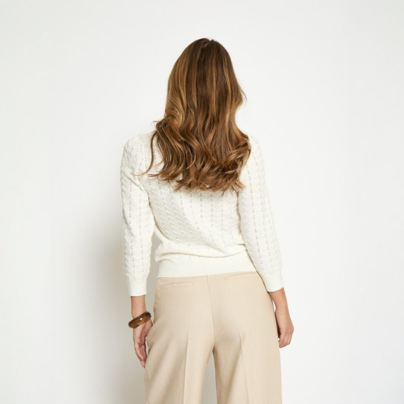 Rosy Pullover Cloud Dancer | Peppercorn