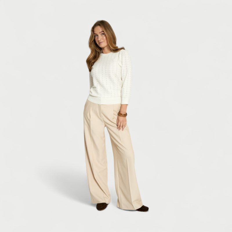 Rosy Pullover Cloud Dancer | Peppercorn
