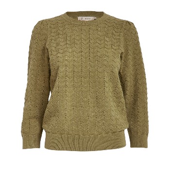 Rosy Pullover Gray Green | Peppercorn