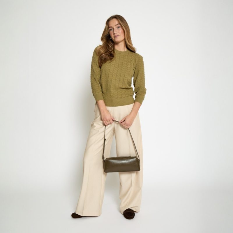 Rosy Pullover Gray Green | Peppercorn