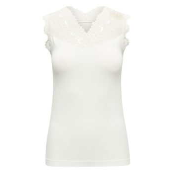 Vanessa V-Neck Sleeveless Top Broken White | Minus