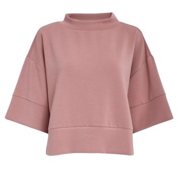 Dicette Half Sleeve Blouse Ash Rose | Peppercorn