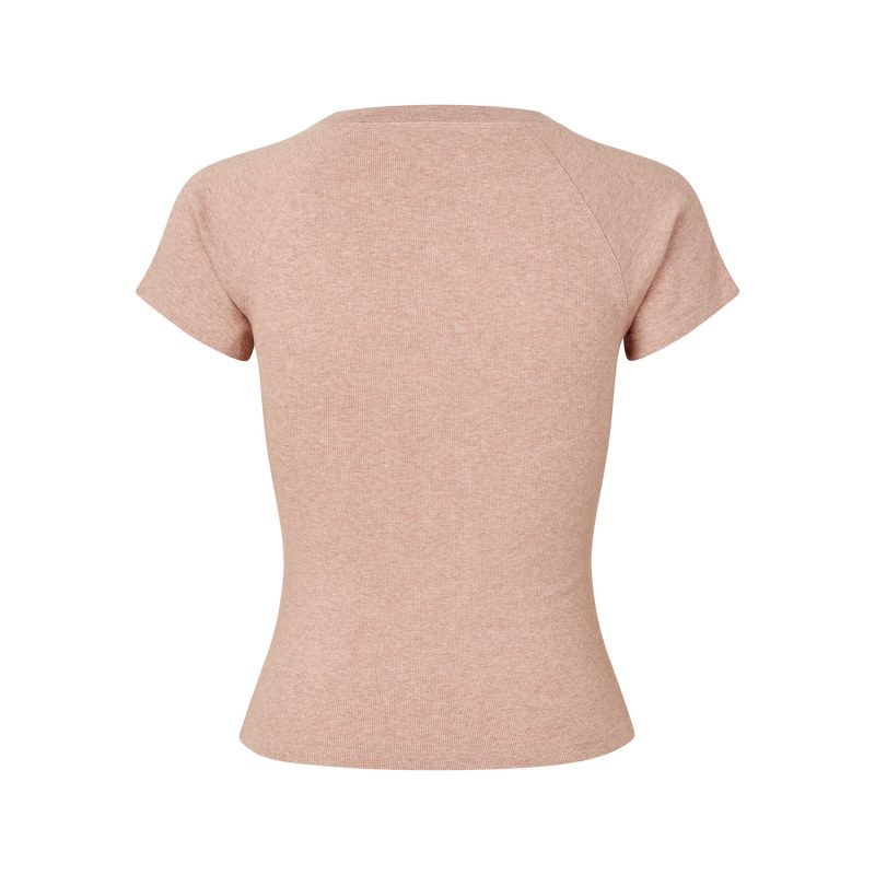 Salinn t-shirt Cameo Rose Mel | Samsoe Samsoe
