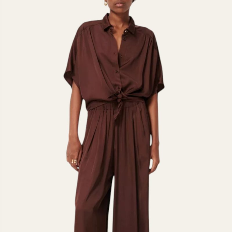 Alfassa Night Blouse Moka | Sessùn