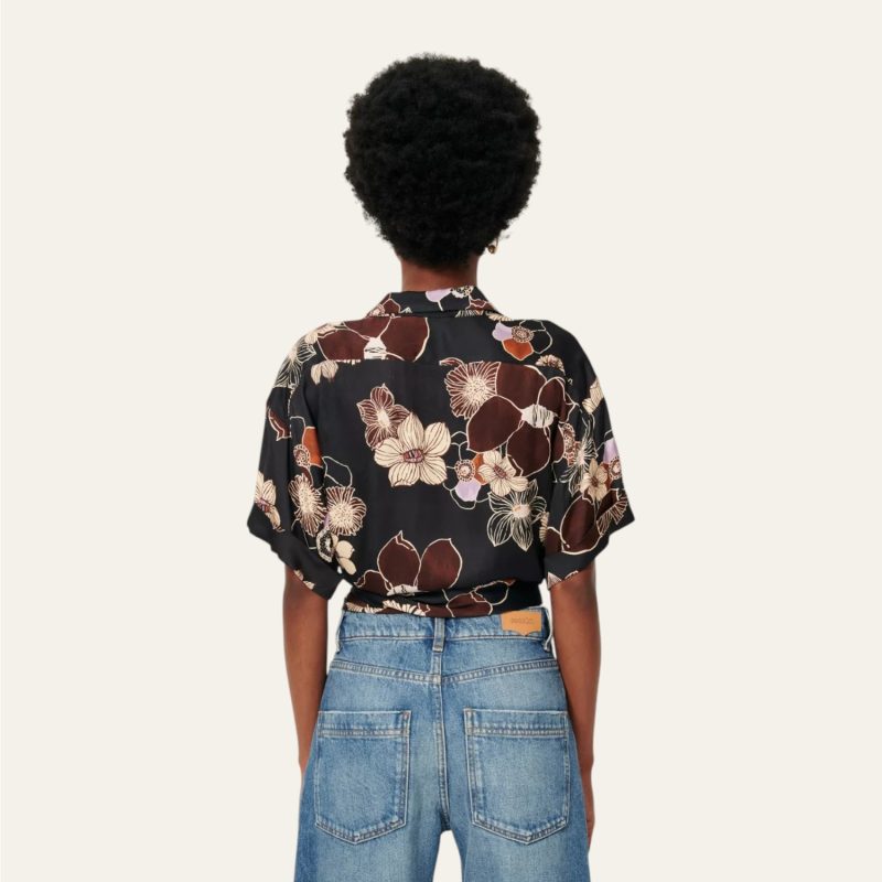 Procida Shirt Black Hybis | Sessùn
