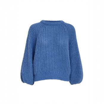 Jette GRS Knit Pullover Blue Riverside | Peppercorn