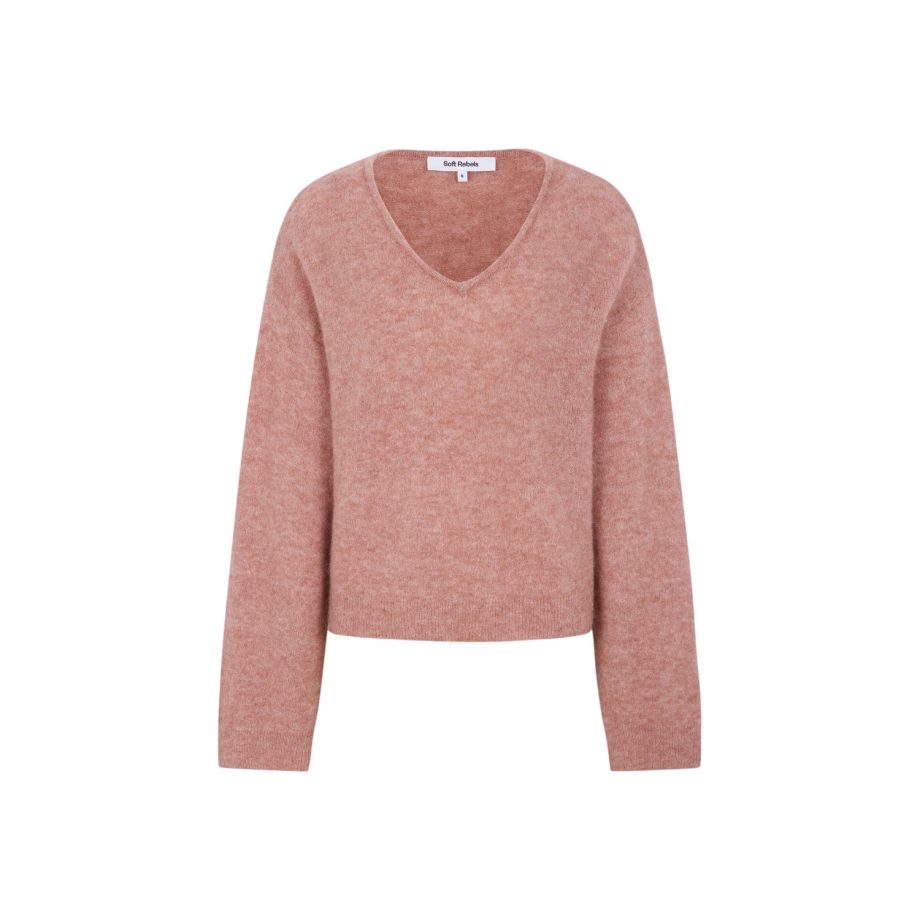 Allison V Knit Rose Dawn Melange | Soft Rebels
