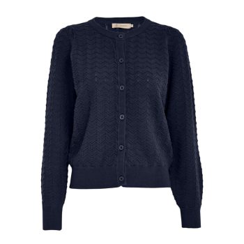Rosy Cardigan Dark Navy | Peppercorn