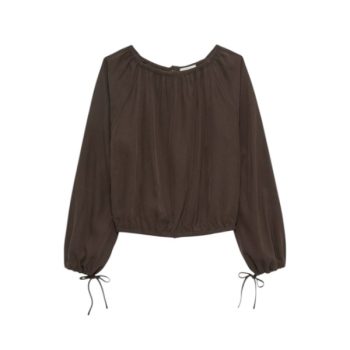Elise Blouse Dark Brown | Alchemist