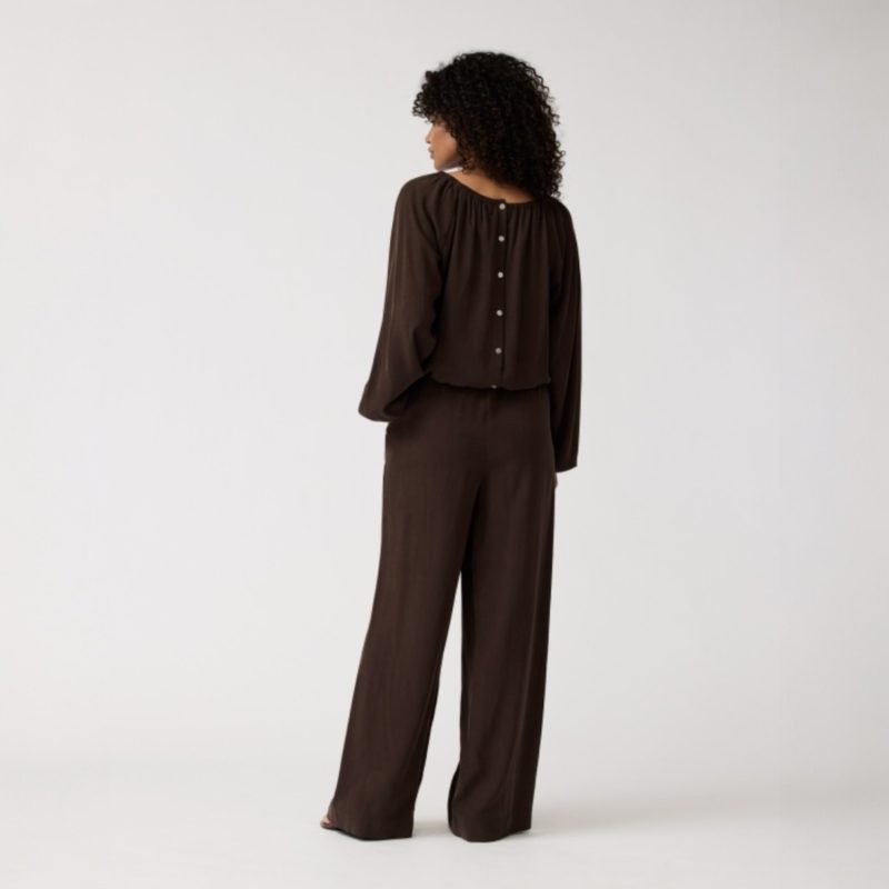 Elise Blouse Dark Brown | Alchemist