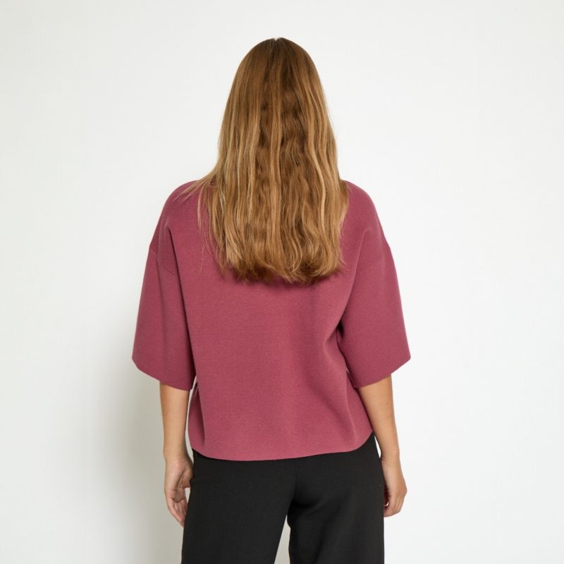 Lupi Knit Shirt Roan Rouge | Minus