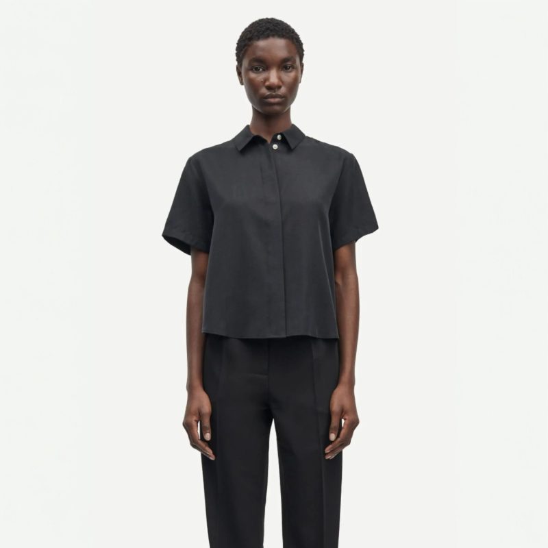 Mina SS Shirt Black | Samsoe Samsoe