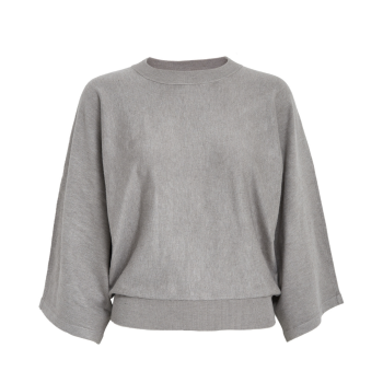 Tess Knit T-Shirt String Melange | Minus