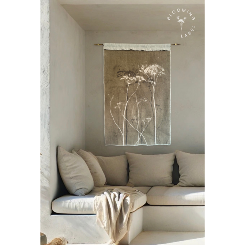 Mysterium Pale Olive Wandkleed | Blooming Label