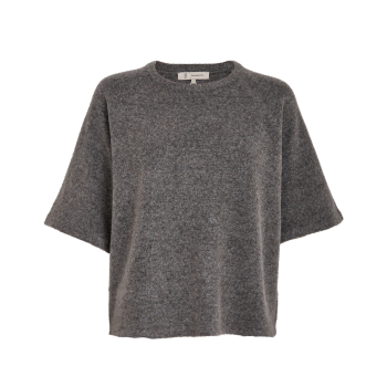 Kate GRS RWS Knit Blouse Walnut Melange | Peppercorn