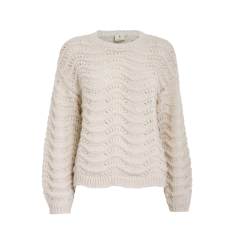 Jody GRS Knit Pullover Fog Sand | Peppercorn