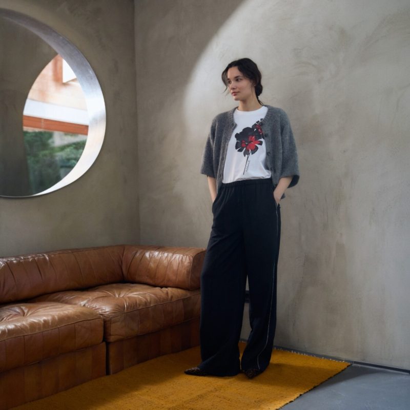 Caroline Vest Dark Grey Melange | Alchemist