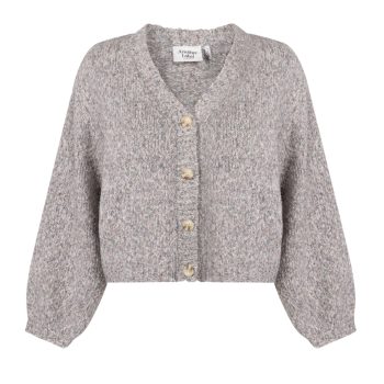 Charlotte Cardigan Grey Melee | Another Label