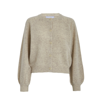 Kenna Knit Cardigan Warm Sand Melange | Minus