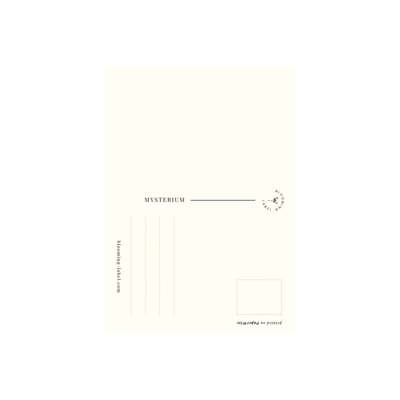 Mysterium Greenish Grey Kaart | Blooming Label