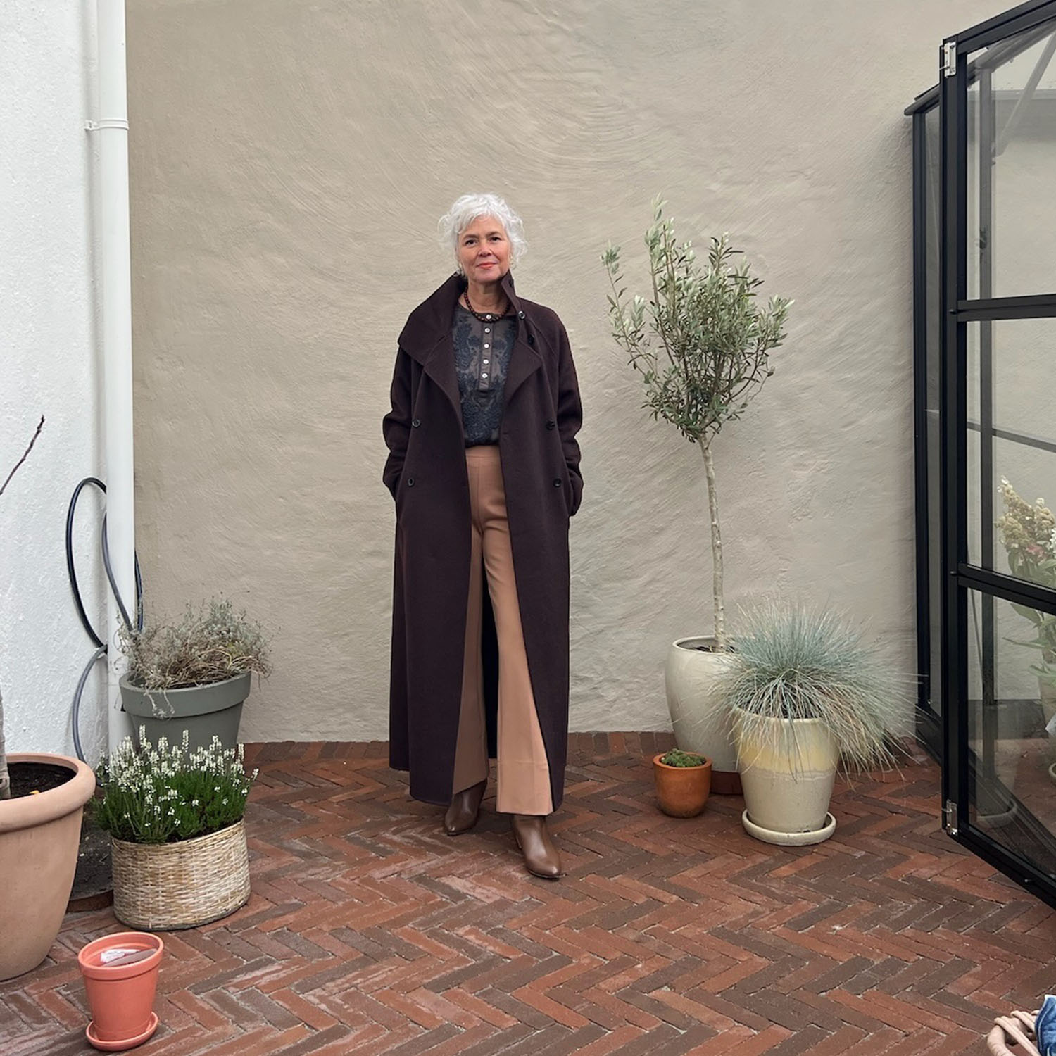 Sahanne Coat Black Coffee | Samsoe Samsoe