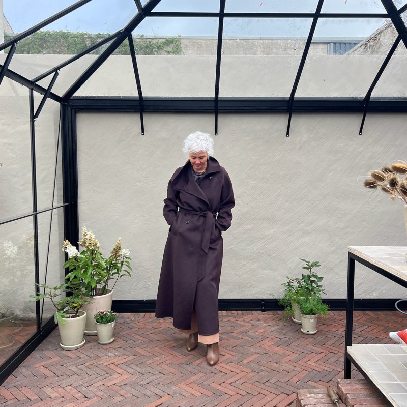 Sahanne Coat Black Coffee | Samsoe Samsoe