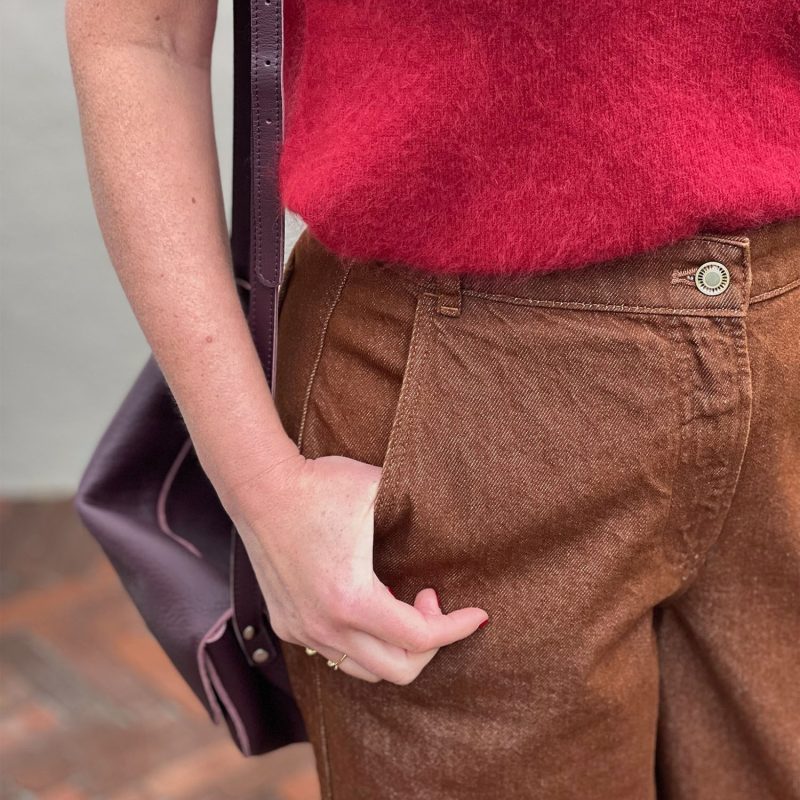 Dakota Rounded Pants Toffee | Sessun