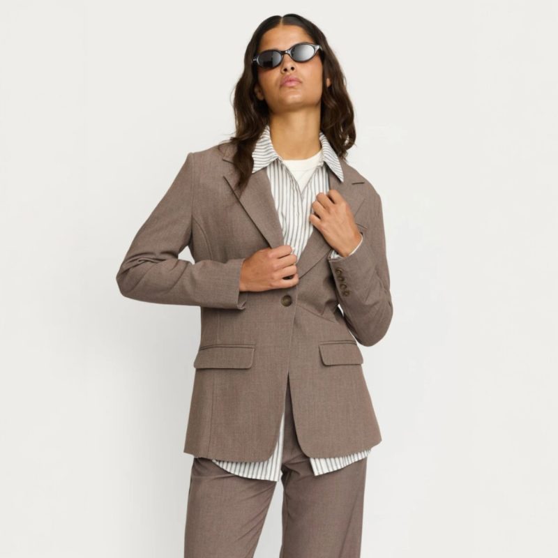 Vilja Blazer Coffee Quartz | Soft Rebels