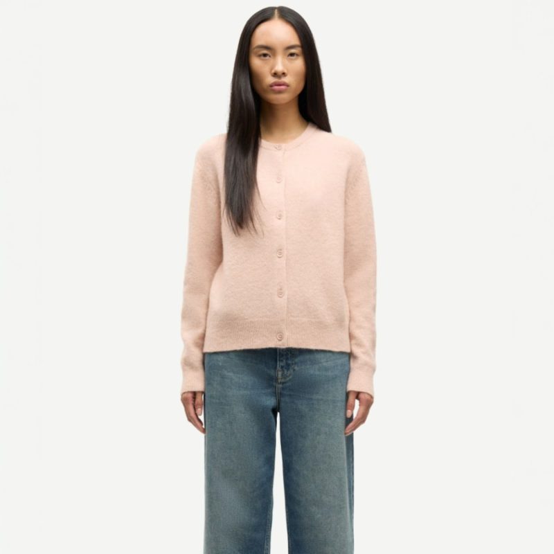 Nor Short Cardigan Cameo Rose | Samsøe Samsøe