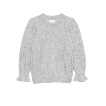 Anna Knit Trui Light Grey Melange | Alchemist