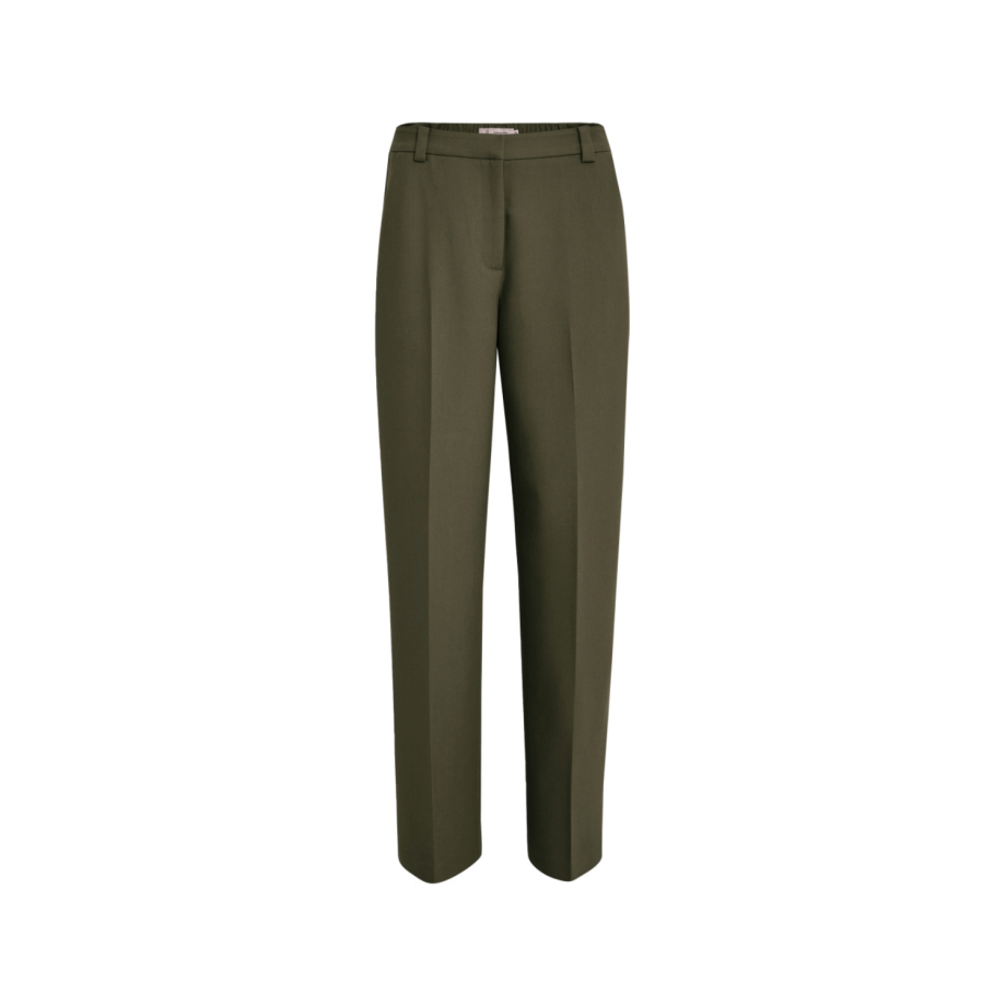 Delia Mid Waisted Pant Grape Leaf | Peppercorn