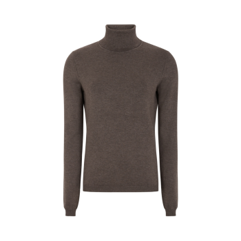 Marla Rollneck Knit Coffee Quartz Melange | Soft Rebels