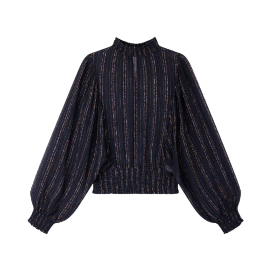 Duchess Smocked Blouse Plumilux | Sessùn