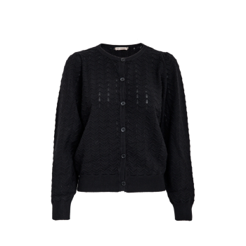 Rosy Cardigan Black | Peppercorn
