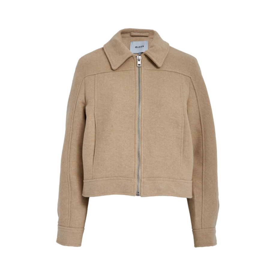 Rue Short Jacket Irish Cream Sand | Minus