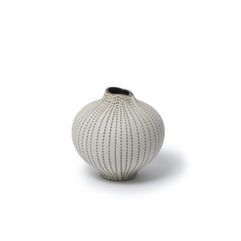 Vase Line medium Brown Dots | Lindform