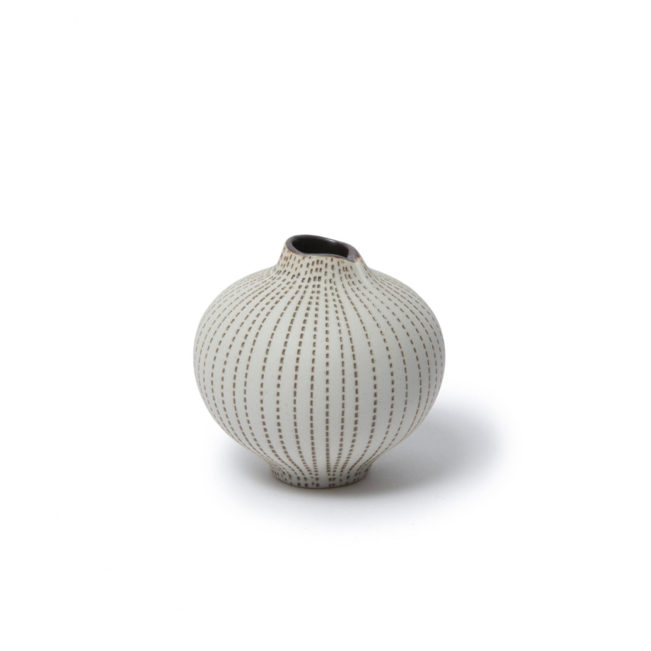 Vase Line medium Brown Dots | Lindform