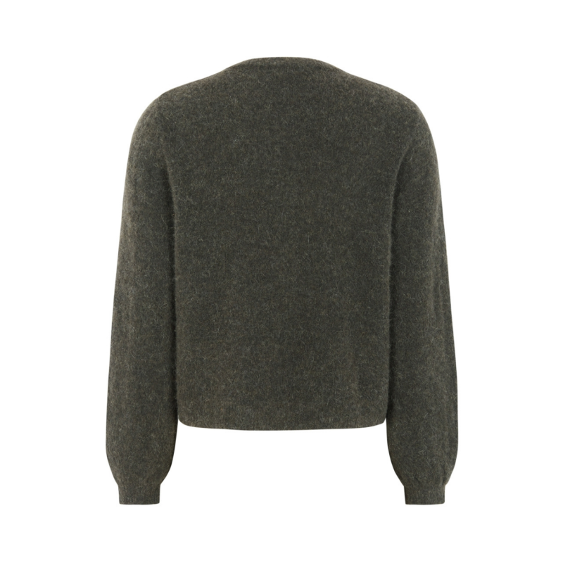 Allison O-neck Cardigan Knit RWS Chimera Melange | Soft Rebels