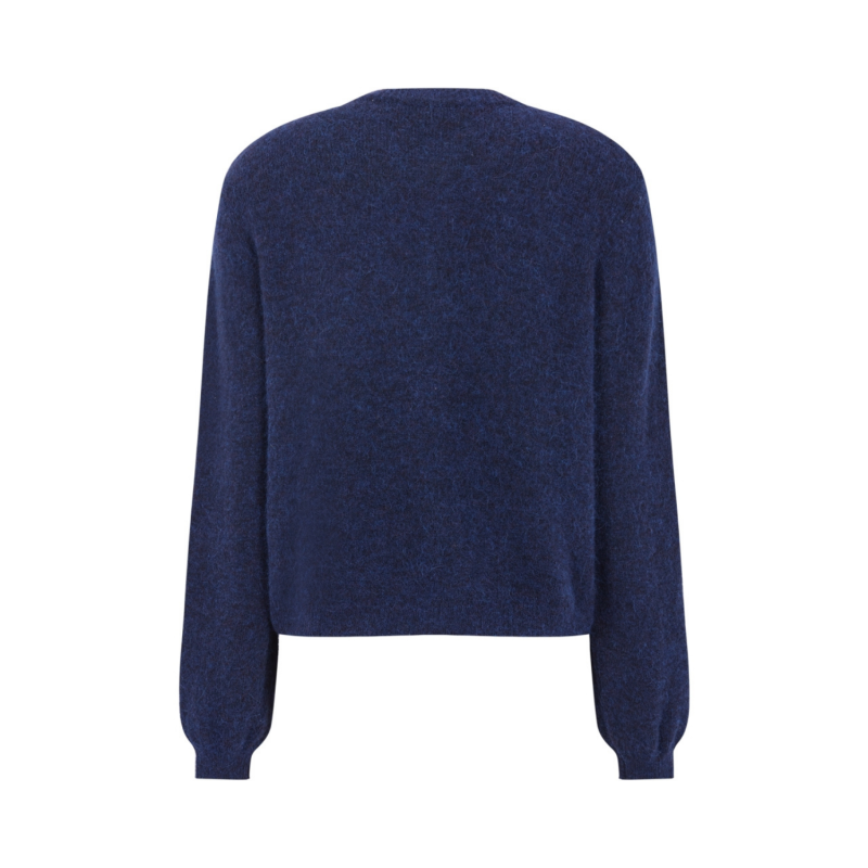 Allison O-neck Cardigan Knit RWS Total Eclipse | Soft Rebels