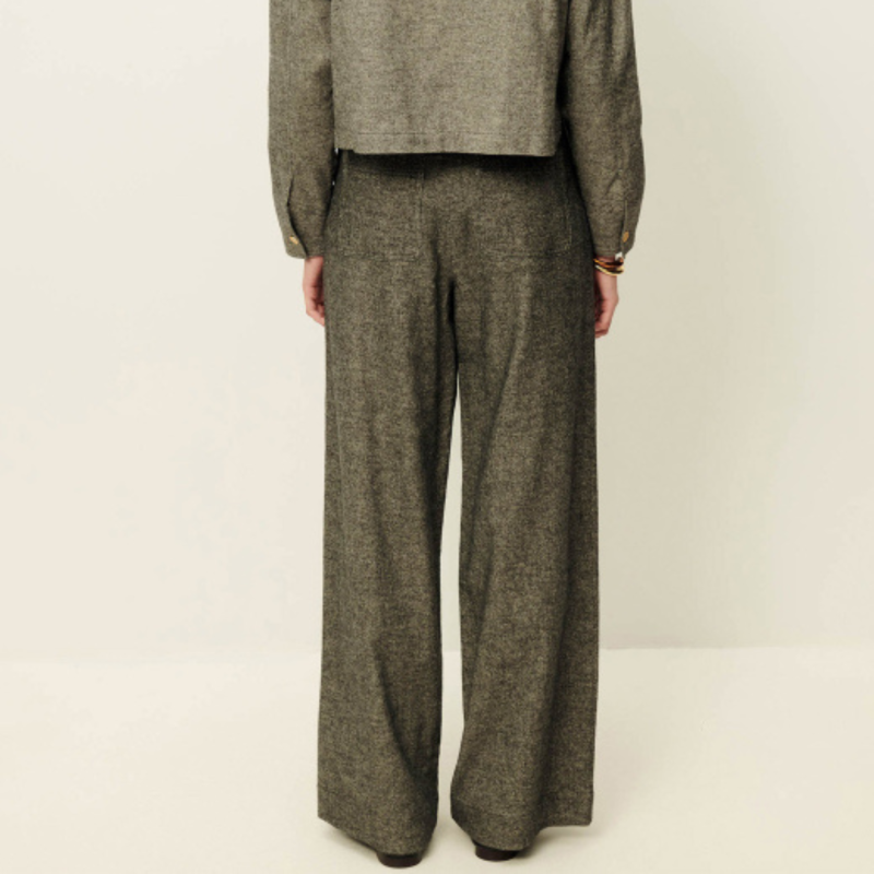 Manhatti Wide Pants Estompe | Sessùn