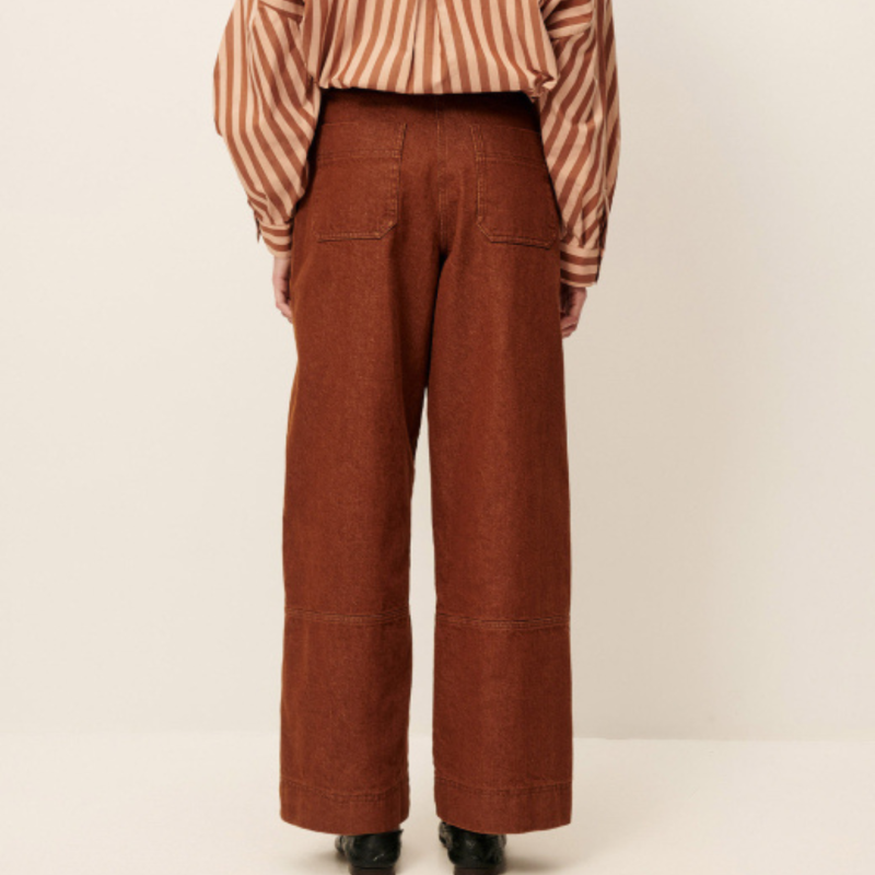 Dakota Rounded Pants Toffee | Sessùn