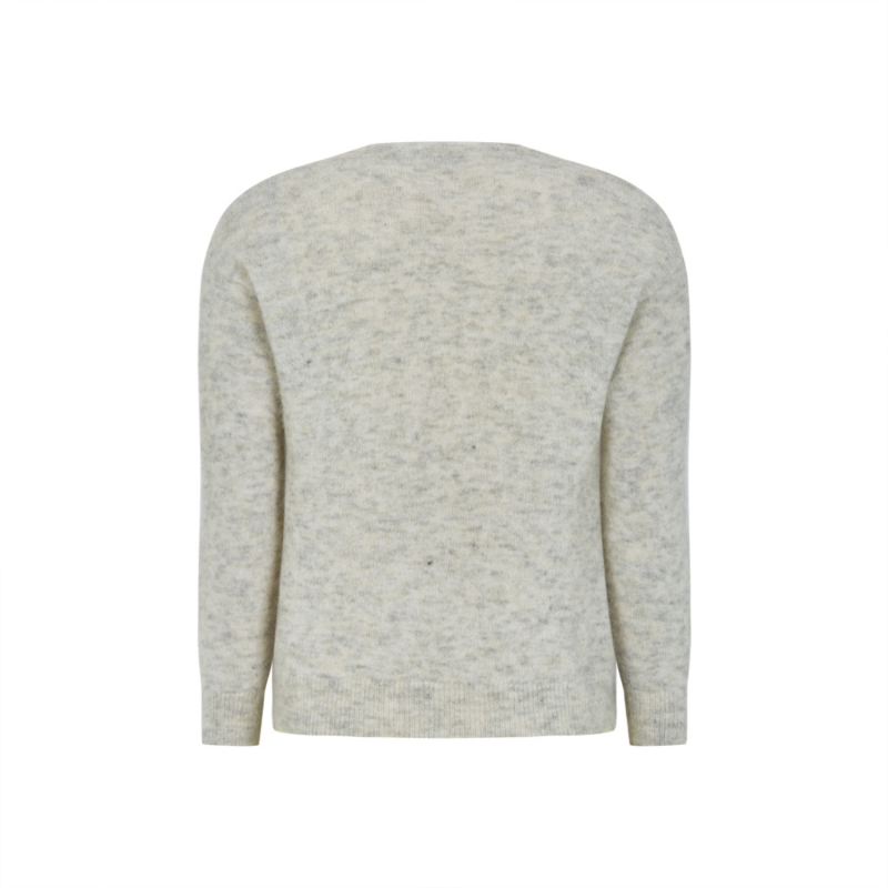 Allison V Knit RWS Pumice Stone Mélange | Soft Rebels