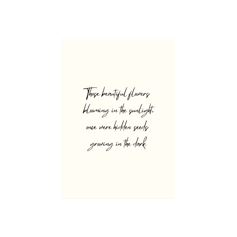 Those Beautiful Flowers | Blooming Label