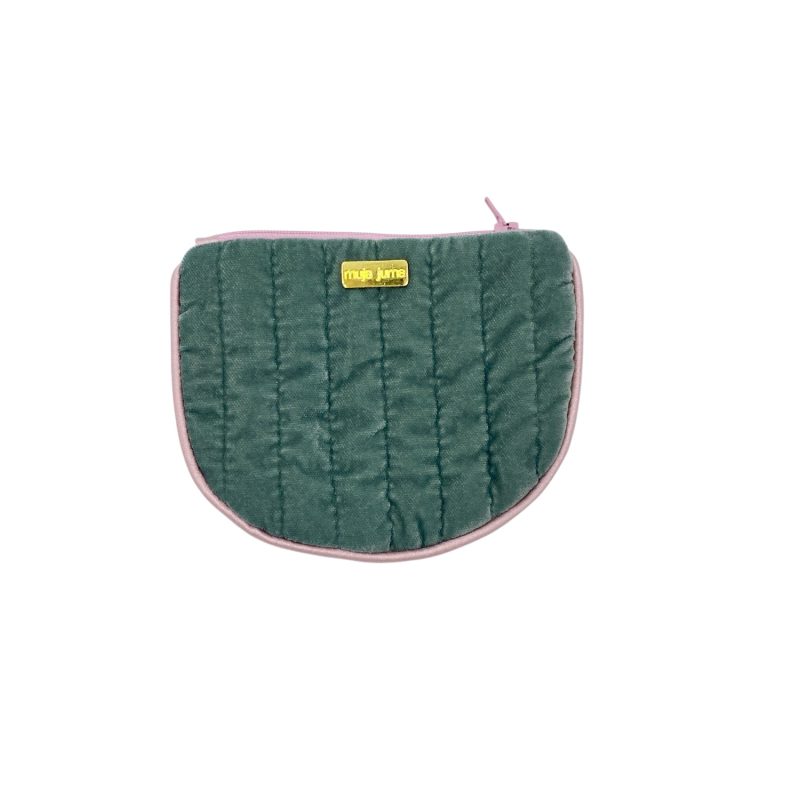 Jewelry pouch small sage green velvet | Muja Juma