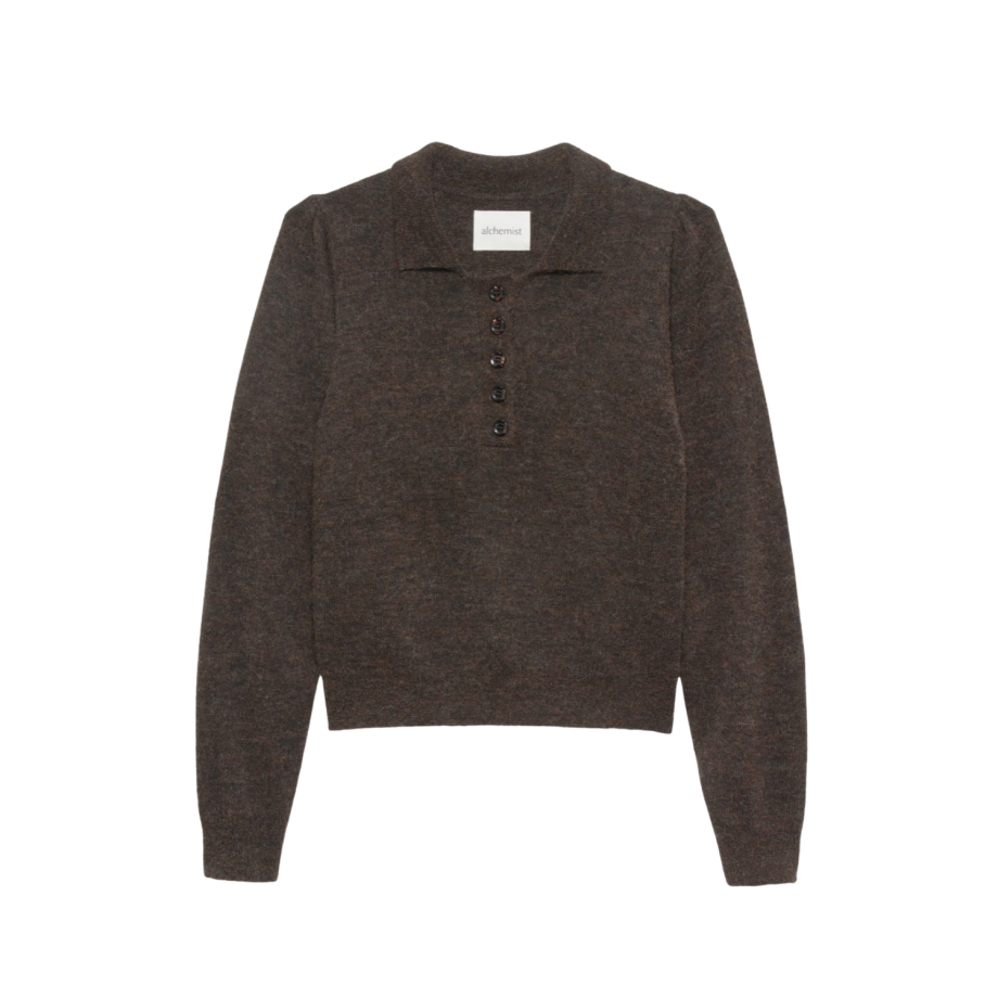 Lola Pullover Dark Brown | Alchemist