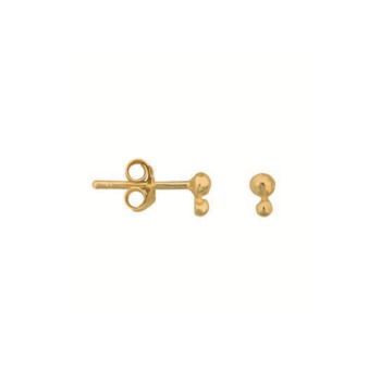 Balls Stud V4 Earring Gold | Betty Bogaers
