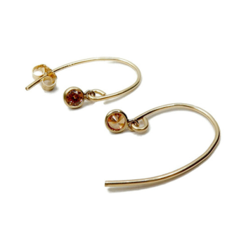 Misc Champagne Earrings | Gnoes