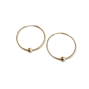 Endless Hoops Goldfilled Bead 30 mm | Gnoes